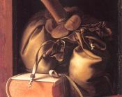 Still Life with Book and Purse - 格里特·道